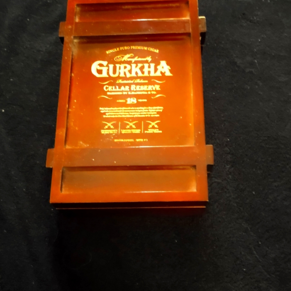 Gurkha Solara empty cigar box